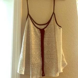 Spaghetti strap blouse